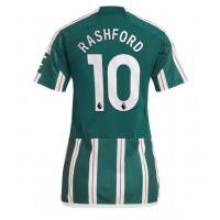 Ženski Nogometni dresi Manchester United Marcus Rashford #10 Gostujoči 2023-24 Kratek Rokav